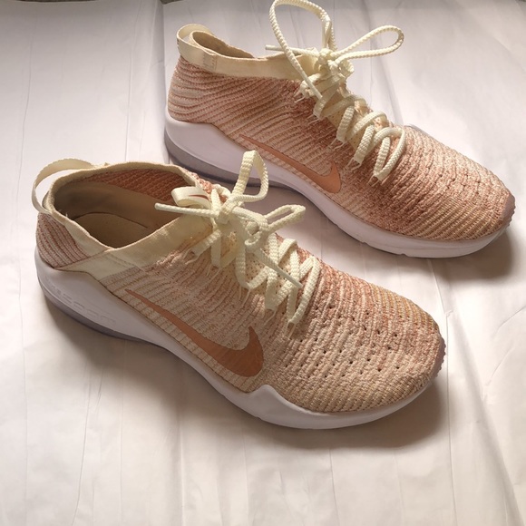 Nike | Shoes | Nike Rose Gold Sparkle Zoom Shoes Size 65 | Poshmark